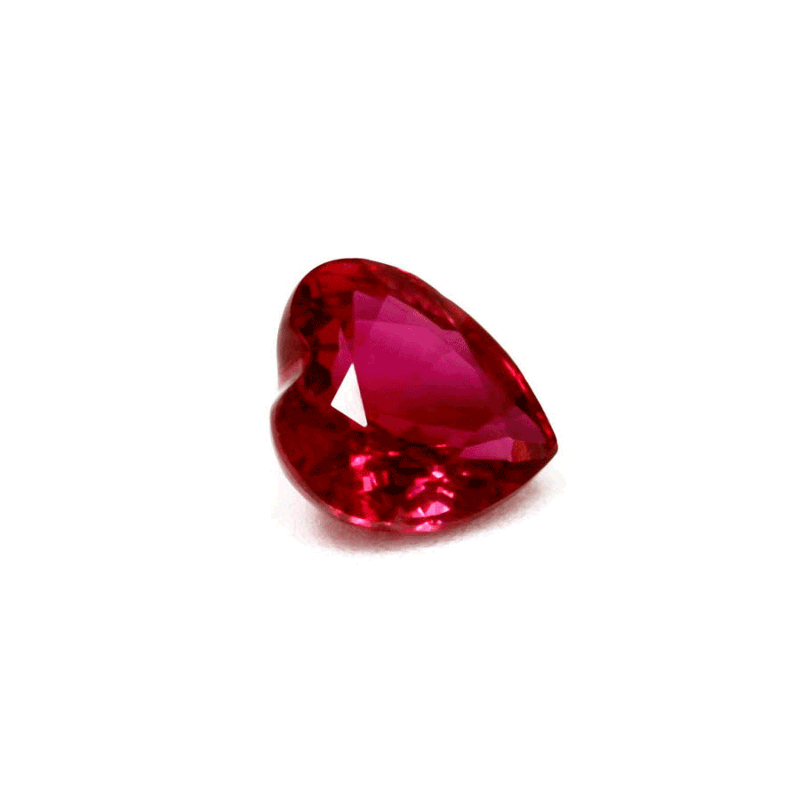 Ruby  Heart  Untreated 0.60 cts.