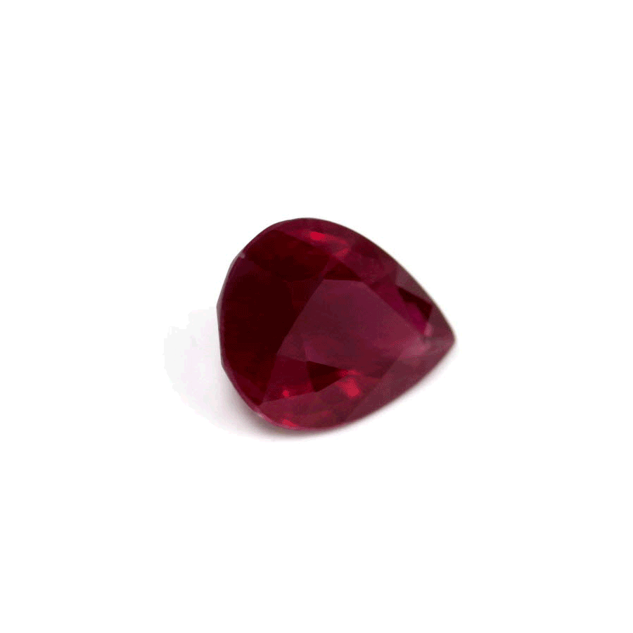 Ruby  Pear 1.37 cts.