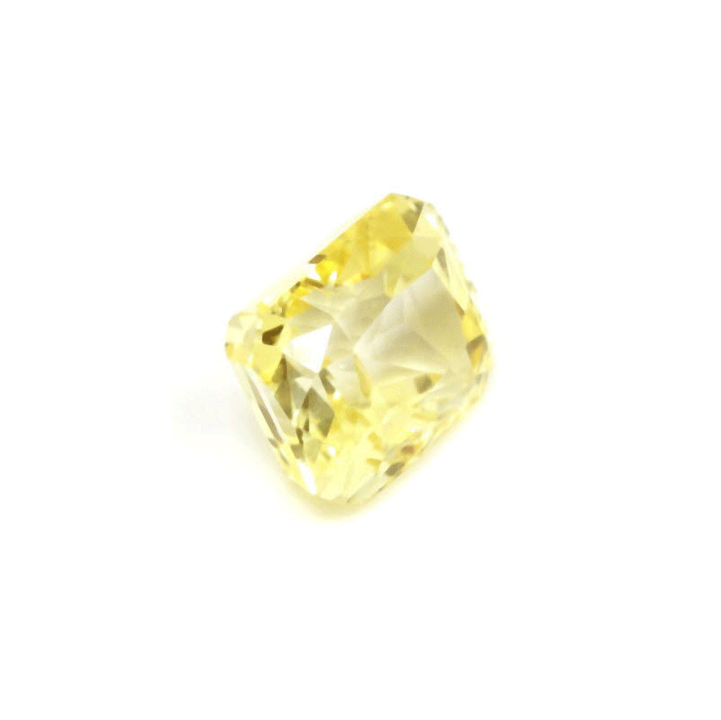Emerald Cut Yellow Sapphire  Untreated 1.48cts.