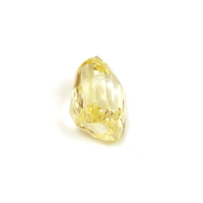 Yellow Sapphire Emerald Cut Untreated 1.29cts.