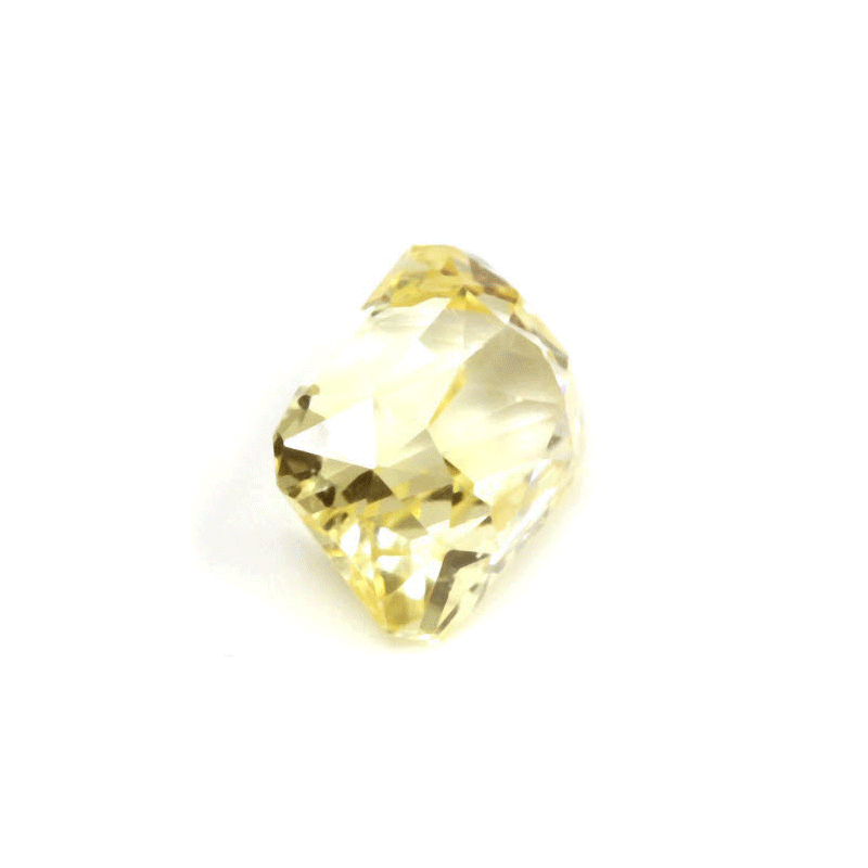Yellow Sapphire  Emerald Cut Untreated 1.63cts.