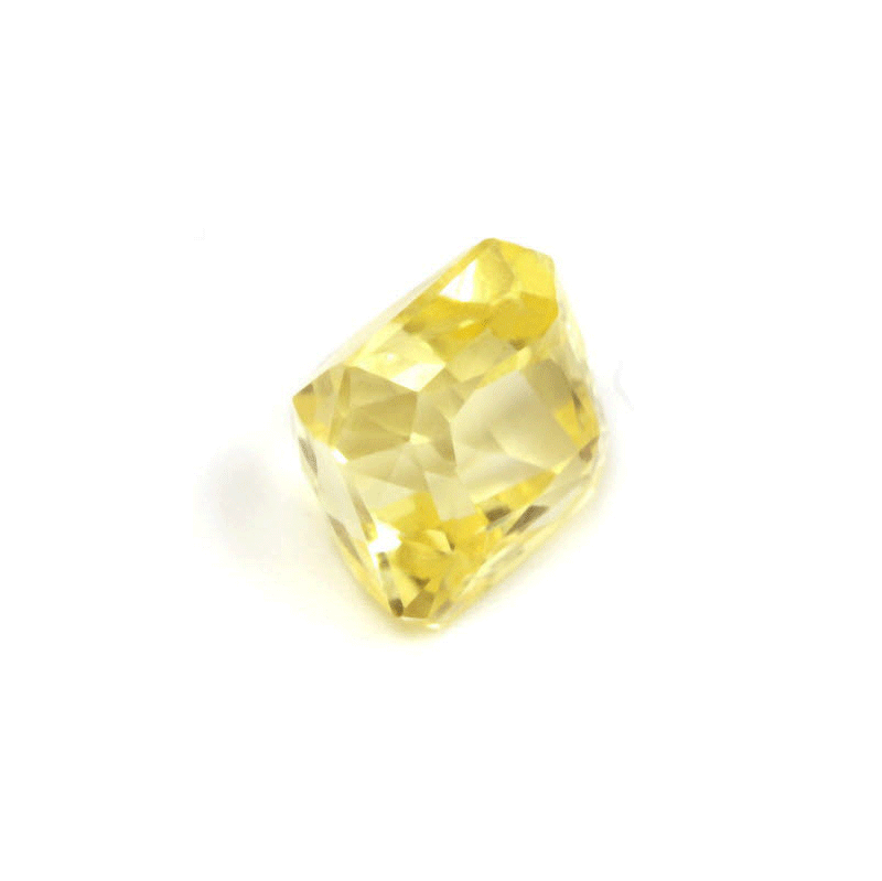 Emerald Cut Yellow Sapphire Untreated 1.72cts.