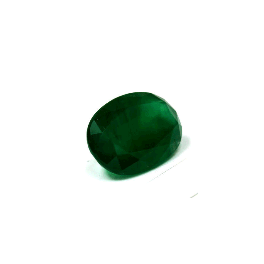Green Emerald Oval GIA Certified Untreated 11.74 cts.