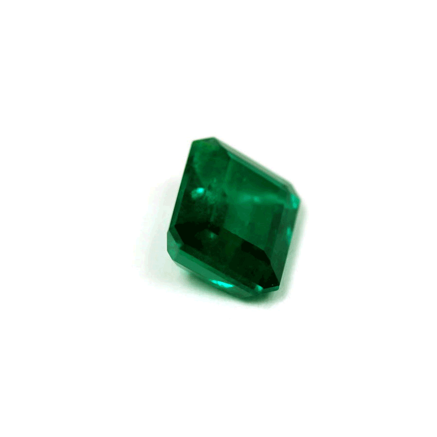 Green Emerald Cut Emerald GIA Certified 3.01 cts.