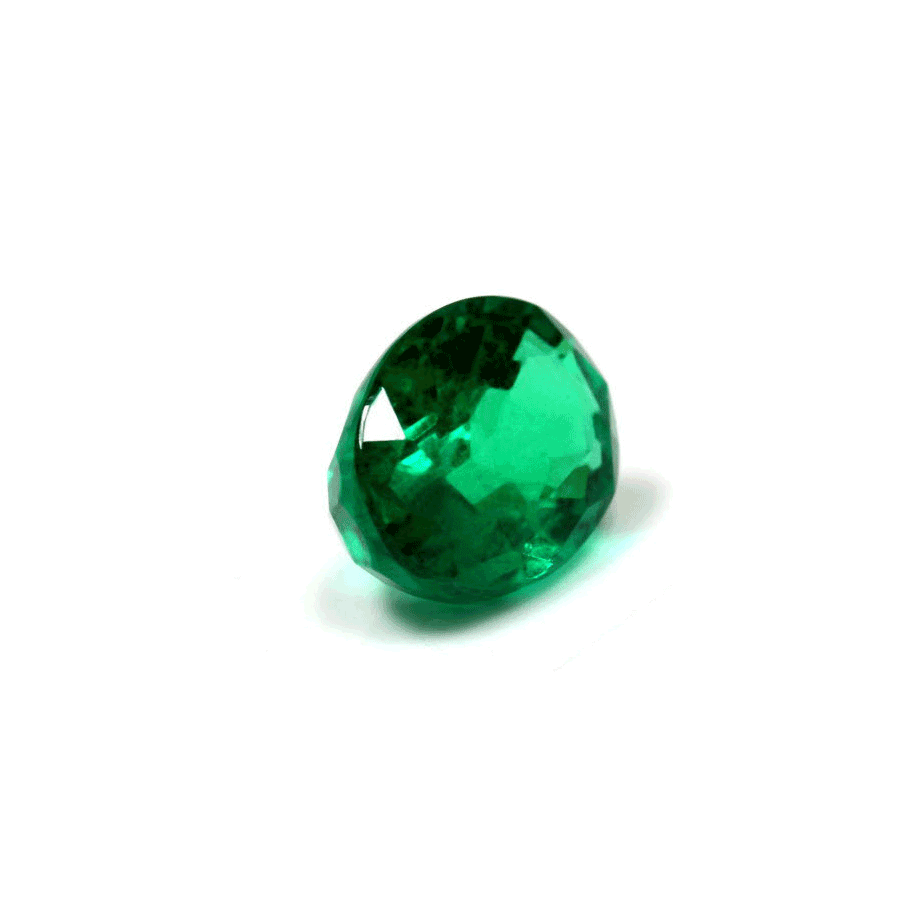 Green Emerald Oval GIA Certified 3.85 cts.