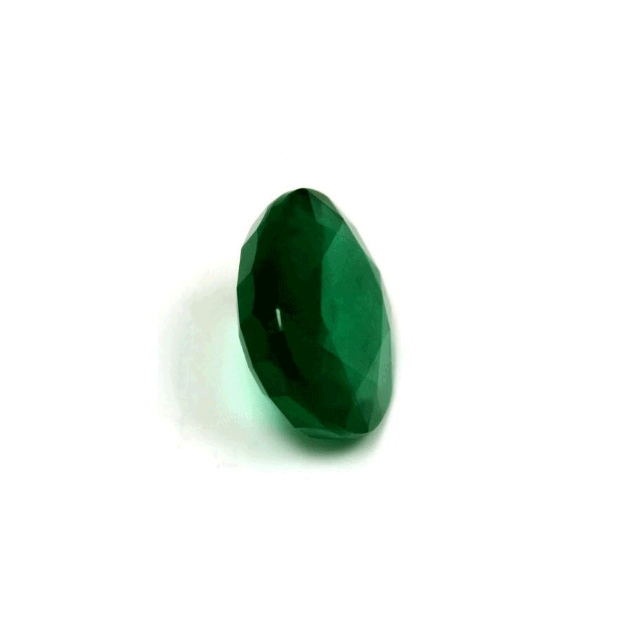 Green Emerald Oval GIA Certified Untreated 6.76 cts.