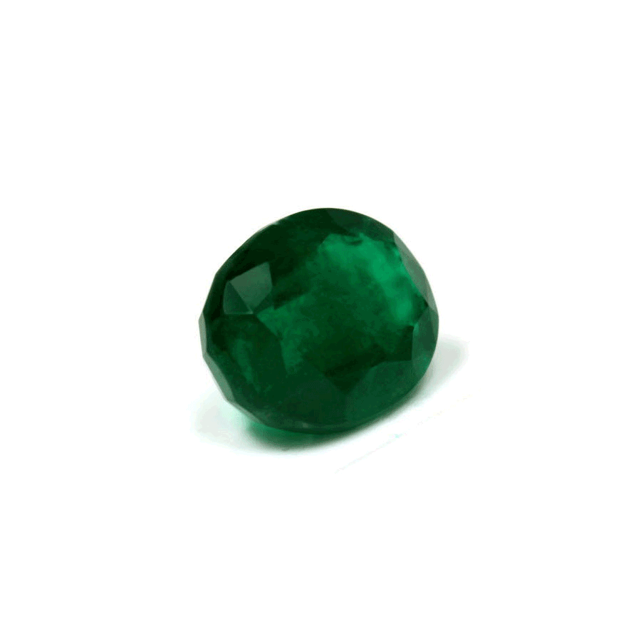 Green Emerald Oval GIA Certified 6.78 cts.