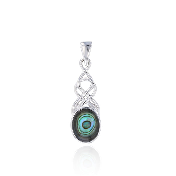 Abalone Oval Shape Knot Pendant