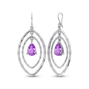 Amethyst Dangling Earring