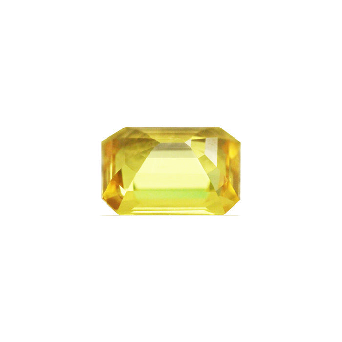 Yellow Sapphire  Emerald Cut 1.97 cts.