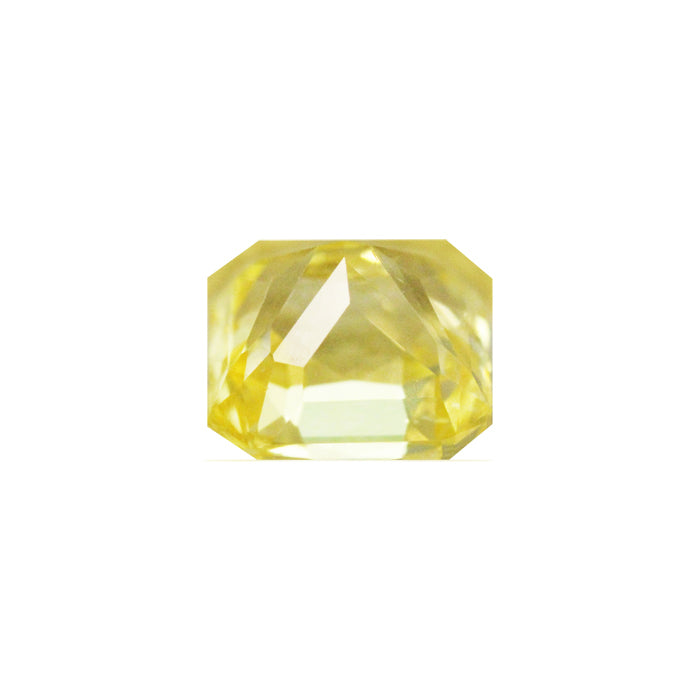 Emerald Cut Yellow Sapphire Untreated 2.01 cts.