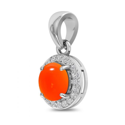 Crown Carnelian Pendant
