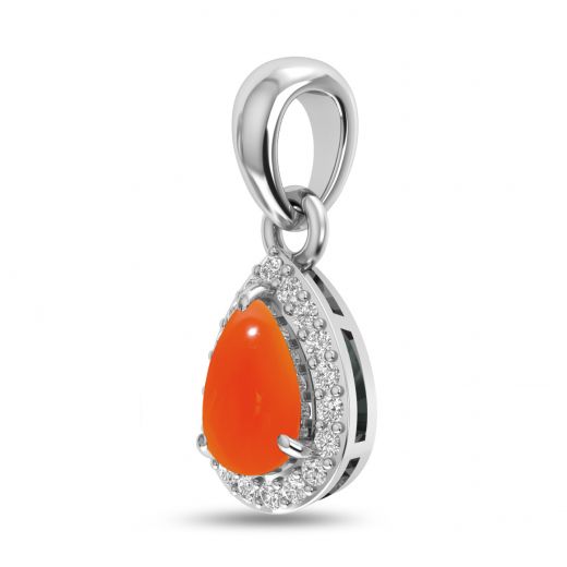 Drop Carnelian Pendant