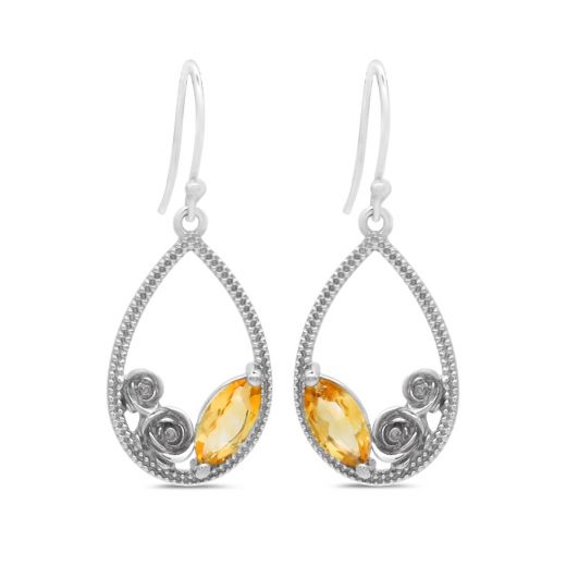 Elegant Citrine Earring