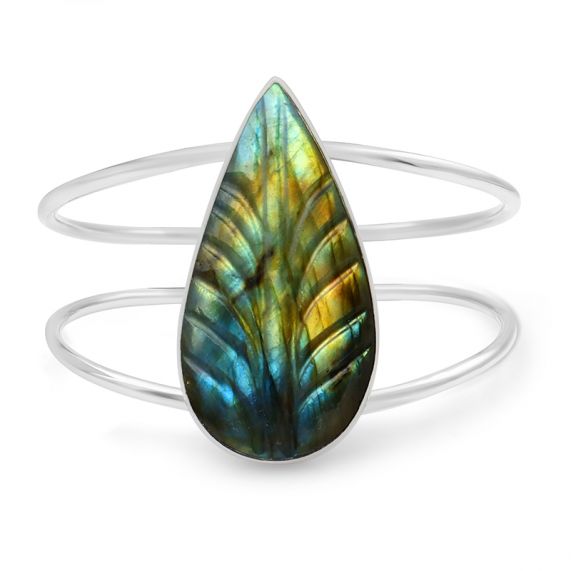 Elegant Labradorite Bangle