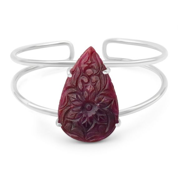 Elegant Ruby Bangle