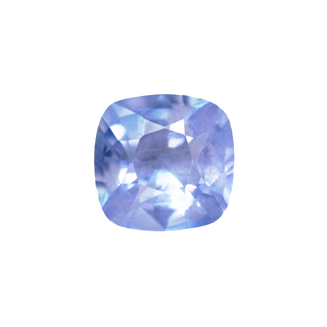 BLUE SAPPHIRE Cushion 0.62 Carat Untreated