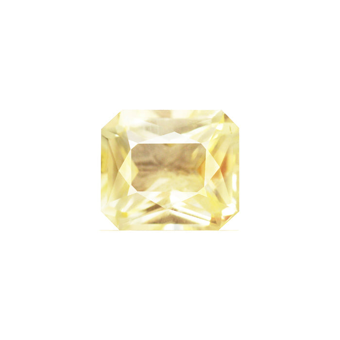 Yellow Sapphire  Emerald Cut Untreated 1.60 cts.