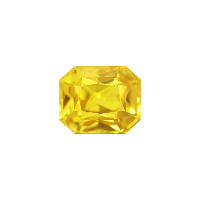 Emerald Cut Yellow Sapphire 2.40 cts.