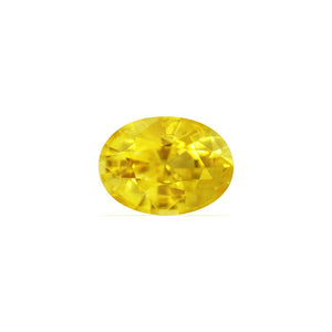 Yellow Sapphire Oval  1.72 cts.