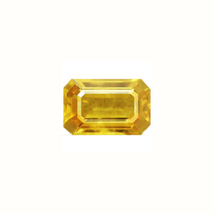 Yellow Sapphire Emerald Cut 1.96 cts.