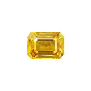 Yellow Sapphire Emerald Cut 1.77 cts.