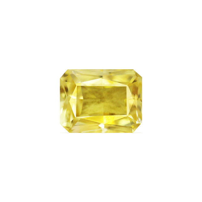 Yellow Sapphire  Emerald Cut Untreated 1.22 cts.