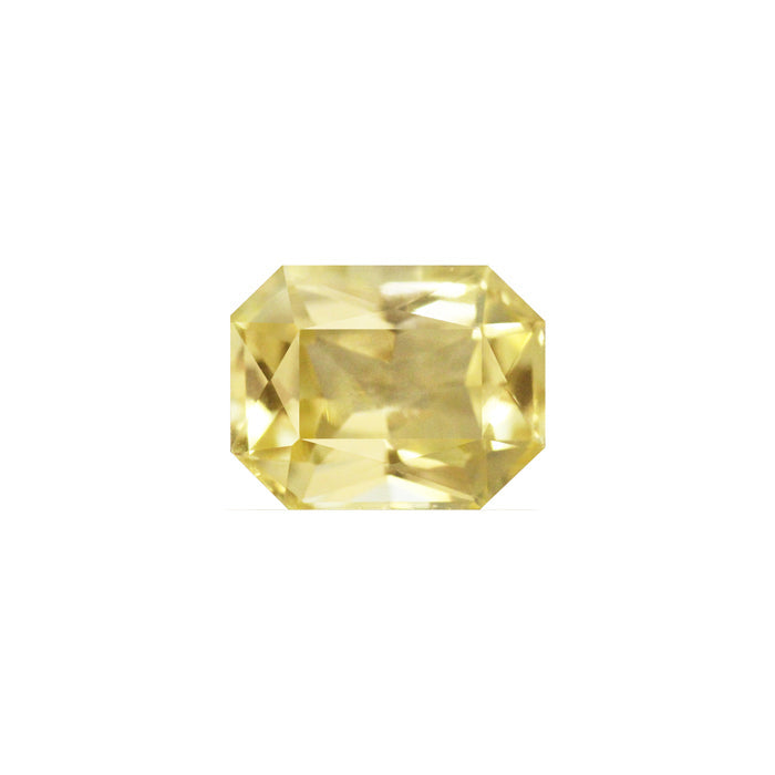 Emerald Cut Yellow Sapphire Untreated 1.44 cts.