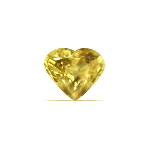 Yellow Sapphire Heart 2.49 cts.