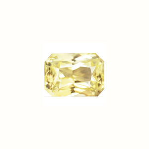 Yellow Sapphire Emerald Cut Untreated 1.21 cts.