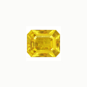 Yellow Sapphire  Emerald Cut  1.7 cts.