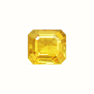 Yellow Sapphire Emerald Cut 1.95 cts.