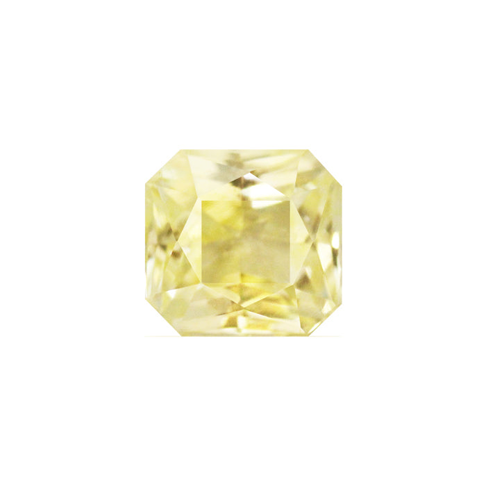 Yellow Sapphire Emerald Cut Untreated 1.55 cts