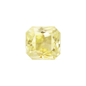 Yellow Sapphire Emerald Cut Untreated 1.55 cts