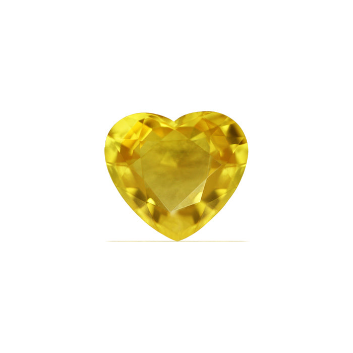 Yellow Sapphire Heart 3.19 cts.