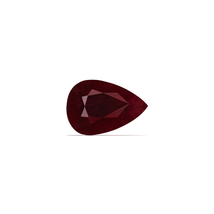 Ruby Pear GIA Certified  6.02 cts.