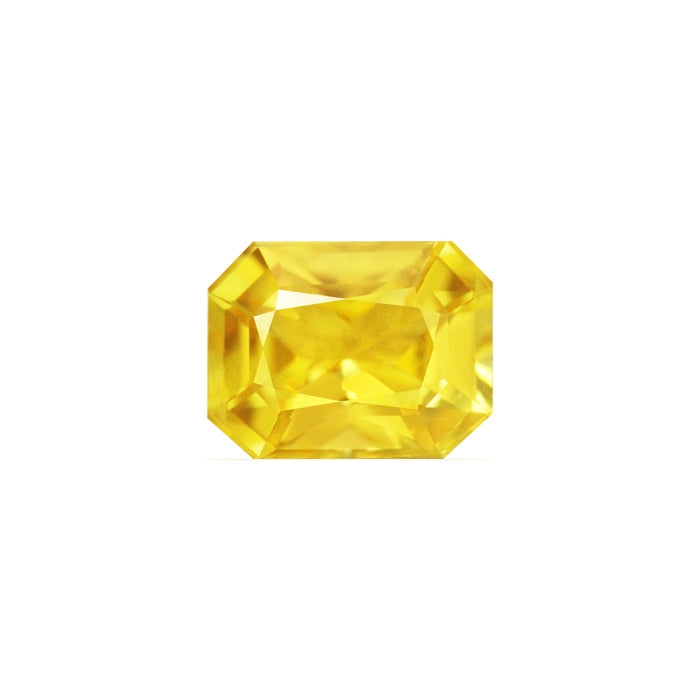 Emerald Cut Yellow Sapphire 2.82 cts.