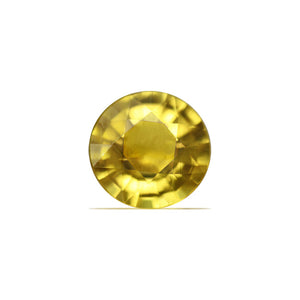 Yellow Sapphire Round 3.32 cts.