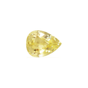 Yellow Sapphire Pear  Untreated 1.68 cts.