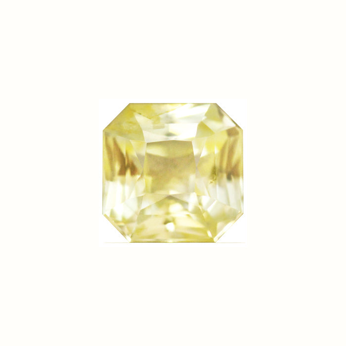 Yellow Sapphire Emerald Cut Untreated 1.06 cts.