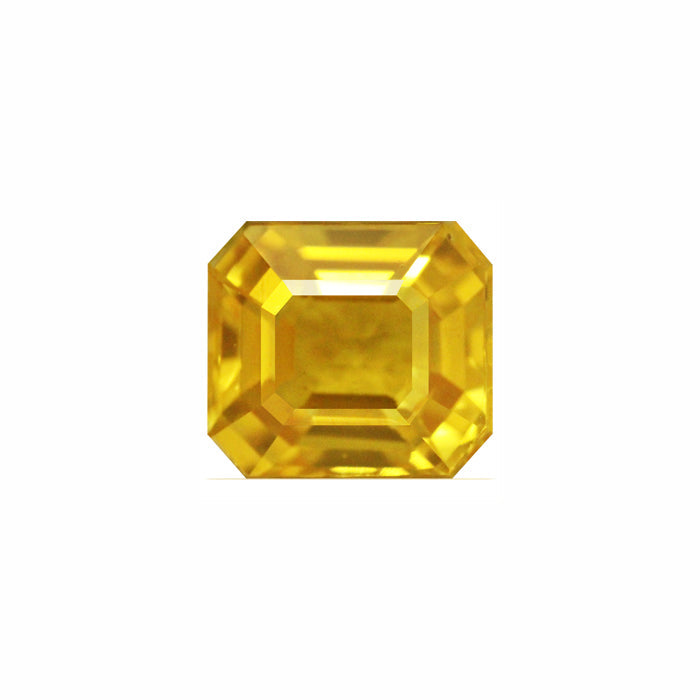 Yellow Sapphire  Emerald Cut 1.94 cts.