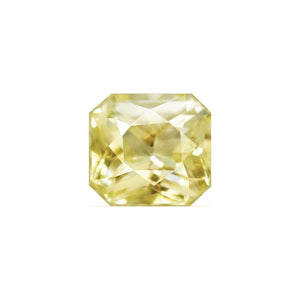 Yellow Sapphire Emerald Cut Untreated 1.53 cts.