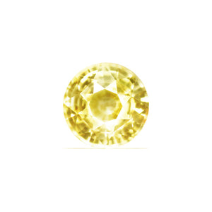 Yellow Sapphire Round Untreated 1.58 cts.