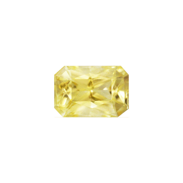 Emerald Cut Yellow Sapphire Untreated 1.62 cts.