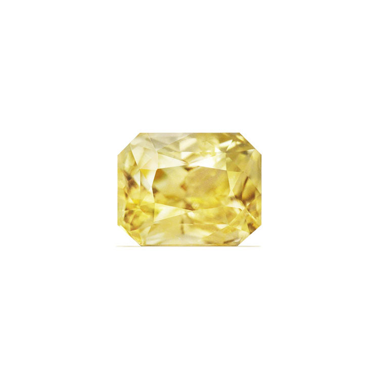 Emerald Cut Yellow Sapphire Untreated 1.69 cts.