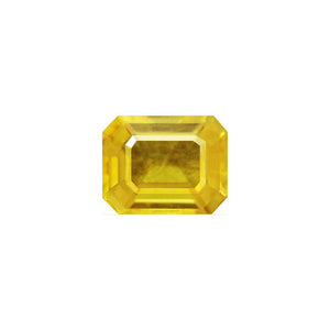 Yellow Sapphire   Emerald Cut 1.97 cts.