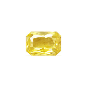 Yellow Sapphire Emerald Cut Untreated 1.46 cts.