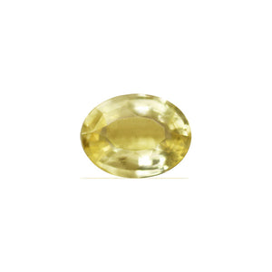 Yellow Sapphire Oval GIA Certified Untreated 3.01 cts.