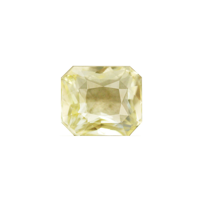 Yellow Sapphire Emerald Cut Untreated 1.64cts.