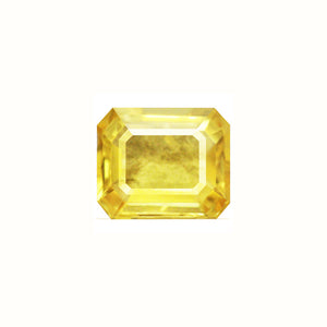 Yellow Sapphire  Emerald Cut 1.84 cts.